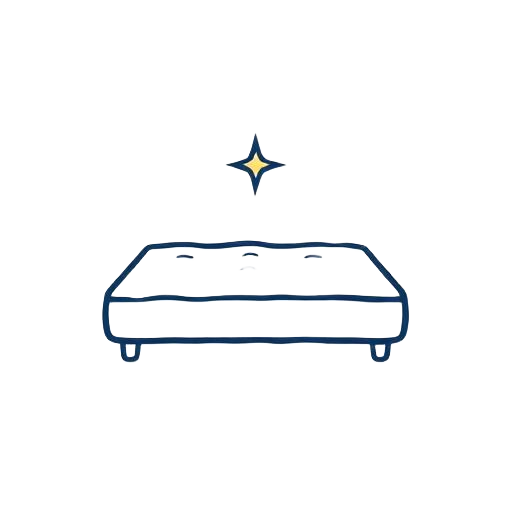Ilustração de recomendação personalizada de colchão